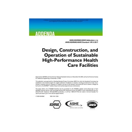 ASHRAE 189.3-2017 Addendum c