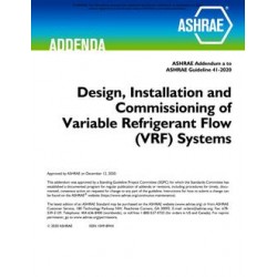 Addenda a to Guideline 41-2020 -- Design, Installation and Commissioning of Variable Refrigerant Flow (VRF) Systems