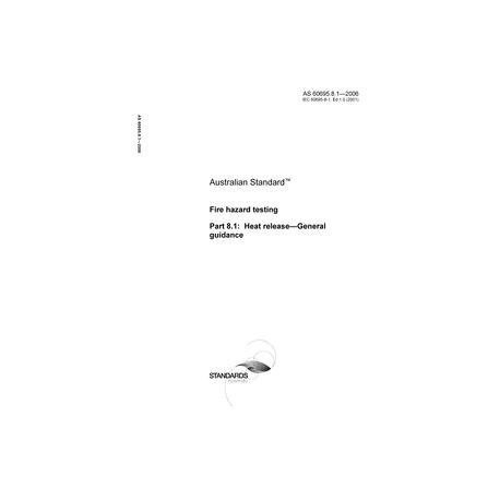 AS 60695.8.1-2006