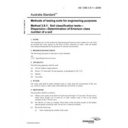 AS 1289.3.8.1-2006 [ Superseded ]