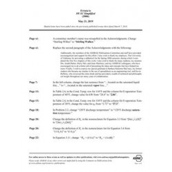ASHRAE Errata (March 21, 2019)