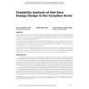 Feasibility Analysis of Net-Zero Energy Design in the Canadian Arctic