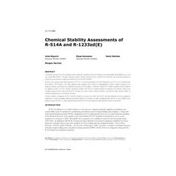 LV-17-C086 -- Chemical Stability Assessments of R-514A and R-1233zd(E)