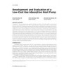 LV-17-C076 -- Development and Evaluation of a Low-Cost Gas Absorption Heat Pump