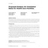 LV-17-C009 -- Proposed Outdoor Air Ventilation Rates for Health Care Facilities