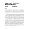 LV-17-C052 -- Life-Cycle Cost Optimization of Residential Buildings