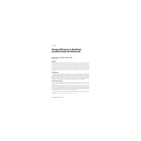 LV-17-C024 -- Energy Efficiency in Buildings Located Inside Oil Refineries