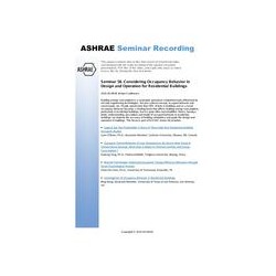 Seminar 58 -- Considering Occupancy Behavior in Design and Operation for Residential Buildings