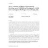 AT-15-C054 -- Assessment of Next Generation Refrigerant R452A to Replace R404A for Transport Refrigeration Products