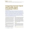 System Maintenance: Comparing Constant-Speed and Variable-Speed Centrifugal Chillers