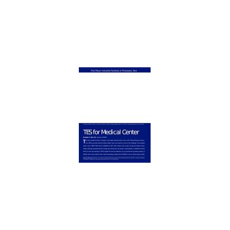 ASHRAE Technology Award: TES for Medical Center