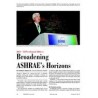 Broadening ASHRAE&x27;s Horizons: 2012-13 Presidential Address