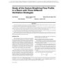 Study of the Human Breathing Flow Profile in a Room with Three Different Ventilation Strategies