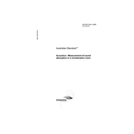 AS ISO 354-2006