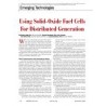 Emerging Technologies: Using Solid-Oxide Fuel Cells For Distributed Generation