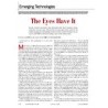 Emerging Technologies: The Eyes Have It