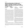 OR-05-08-5 - Numerical Simulation of Airflow and Airborne Pathogen Transport in Aircraft CabinsâPart II: Numerical Simulation 
