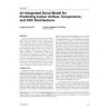 OR-05-05-1 - An Integrated Zonal Model for Predicting Indoor Airflow, Temperature, and VOC Distributions