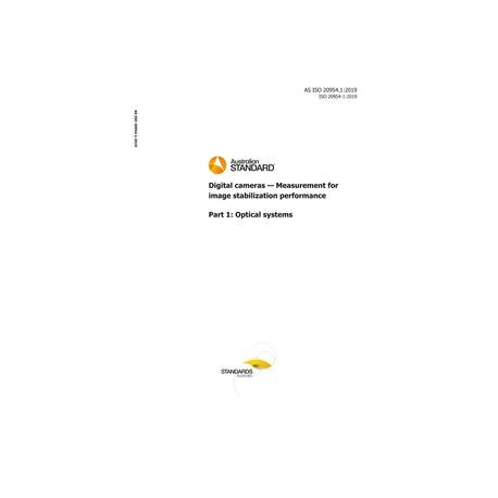 AS ISO 20954.1:2019