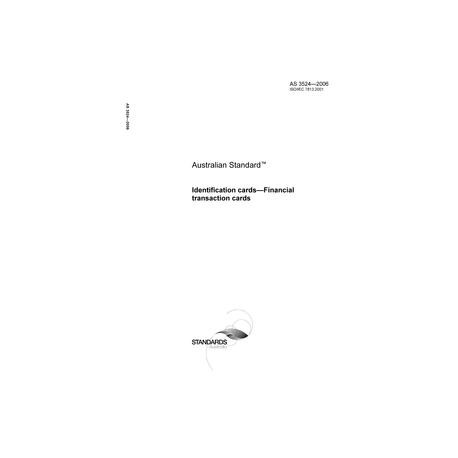 AS 3524-2006 [ Superseded ]