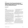 HI-02-03-4 -- Evaluation of the Proposed Geothermal District Energy System for the City of Aydin with New Rating Parameters