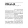 4580 (RP-1171) -- Estimation of U.S. Design Temperatures Using Daily Maximum and Minimum Temperatures