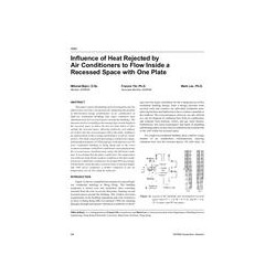 4583 -- Influence of Heat Rejected by Air Conditioners to Flow Inside a Recessed Space with One Plate