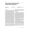 4415 -- Assessment of Thermal Comfort During Surgical Operations