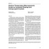 MN-00-07-1 -- Surface Temperature Measurements Inside an Insulated Glazing Unit Using Liquid Crystals