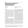 MN-00-10-3 -- Measurement of Ventilation and Interzonal Distribution in Single-Family Homes