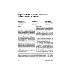 4400 -- Physical Model of an Air-Conditioned Space for Control Analysis