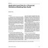 MN-00-01-1 -- Applicable Input Data for a Proposed Ventilation Modeling Data Guide