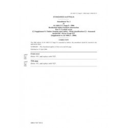 AS 1684.3 C2 SUPP 9-2006 AMDT 1