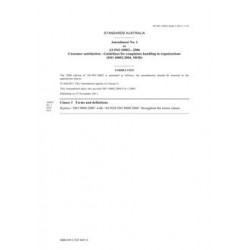 AS ISO 10002-2006 AMDT 1 [ Superseded ]