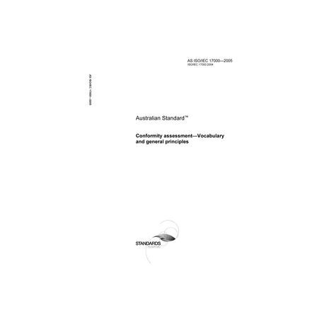 AS ISO/IEC 17000-2005