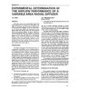 DE-93-08-3 -- Experimental Determination of the Airflow Performance of a Variable Radial Diffuser