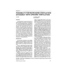AN-92-04-1 -- Possibility for Increasing Ventilation Efficiency with Upward Ventilation