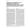 AT-90-11-2 -- Errors in Audit Prediction of Commercial Lighting and Equipment Loads and Their Impacts on Heating and Cooling Est