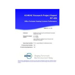 RP-426 -- Office Perimeter Heating System Performance