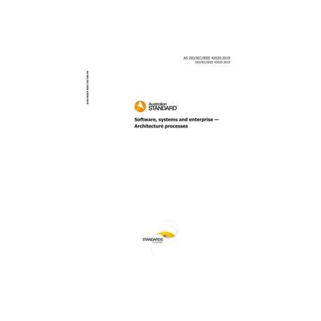 AS ISO/IEC/IEEE 42020:2019