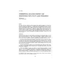 NY-87-18-2 -- Commercial Building Energy Use Monitoring for Utility Load Research