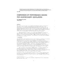 2979 -- Comparison of Performance Indices for Heat-Recovery Ventilators