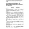 2978 -- Experimental Determination of Heat- and Mass-Transfer Coefficients in Aspen Pads