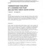 2976 -- Thermodynamic Evaluation of a Combined Heat Pump and Gas-Fired Water Heater System