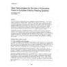 HI-85-32-1 -- New Technologies for the Use of Alternative Fuels in European District Heating Systems