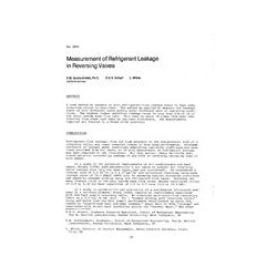 AT-2814 -- Measurement of Refrigerant Leakage in Reversing Valves