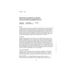 AT-84-06-3 -- Water-Source Heat Pump System for Mount Vernon Unitarian Church