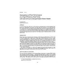 AT-84-04-2 -- Comparison of Field Performance of a High-Efficiency Heat Pump with and without a Desuperheater Water Heater