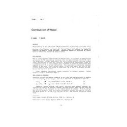 TO-82-01-1 -- Combustion of Wood