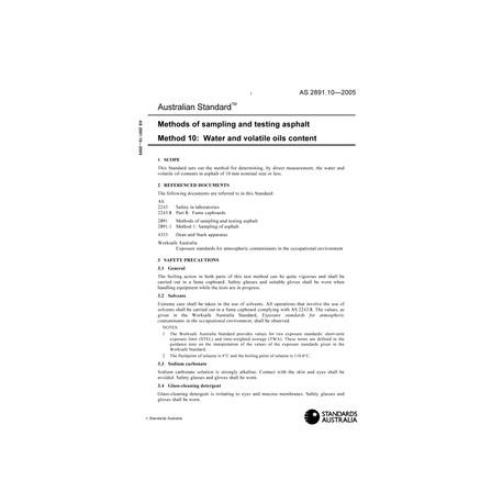 AS 2891.10-2005 [ Superseded ]